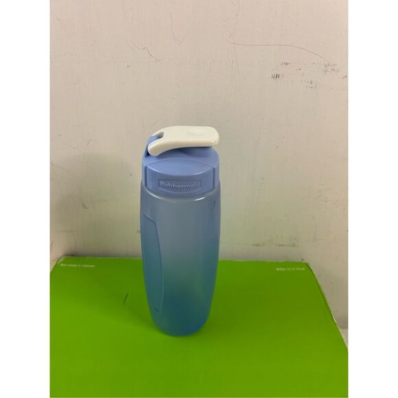 Rubbermaid blue water bottle 20 oz retired fliptop - Picture 2 of 5